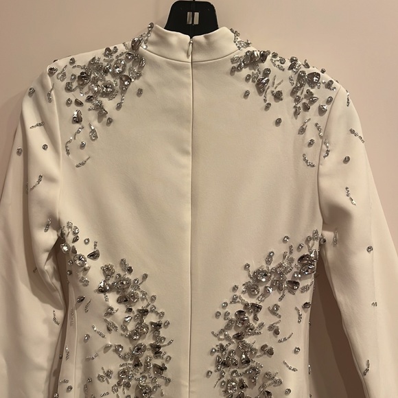 NWT Simkhai Odetta Midi Dress in Natural White Size 0 - Picture 9 of 10